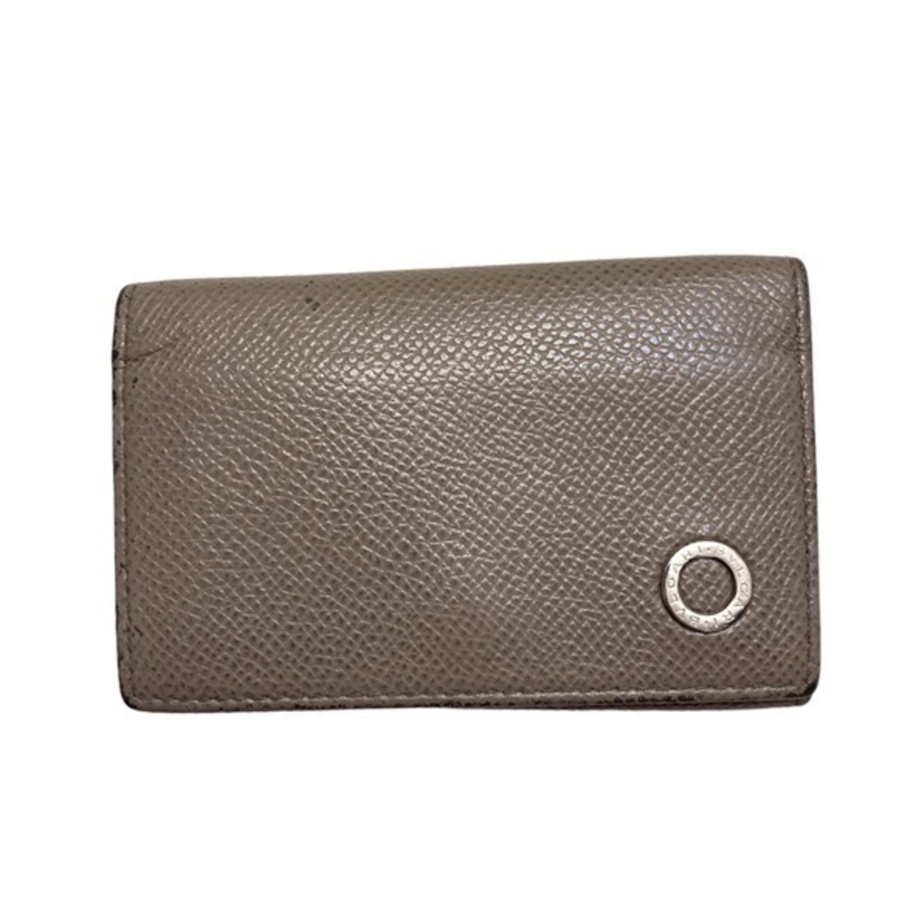 Bulgari gray taupe key holder
